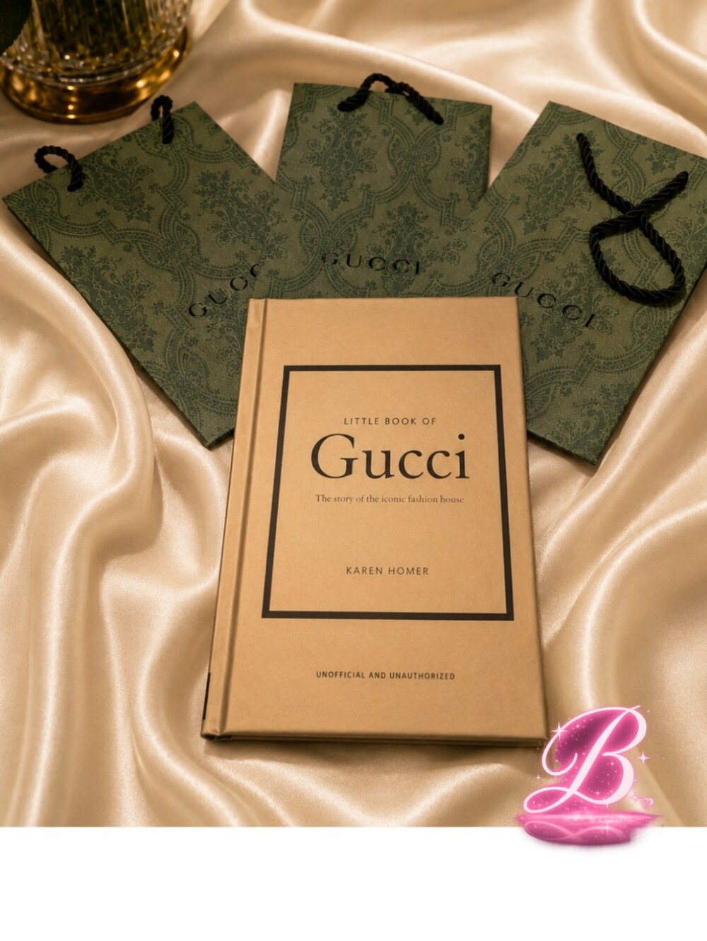 Gucci Gift Bags and Gucci Coffee Table Book Bundle
